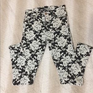 7 For All Mankind Embroidered Pants